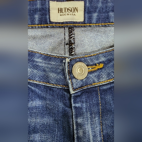 Hudson Bacara straight flood cuffed jeans, size 26 - Picture 4 of 10